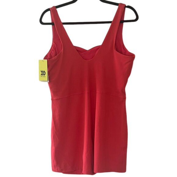 Women's NWT All In Motion Brushed Sculpt Rib Short Active Bodysuit Size XXL - Picture 3 of 5